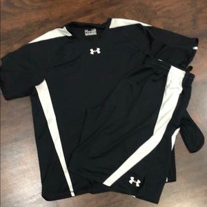 Black and white workout set